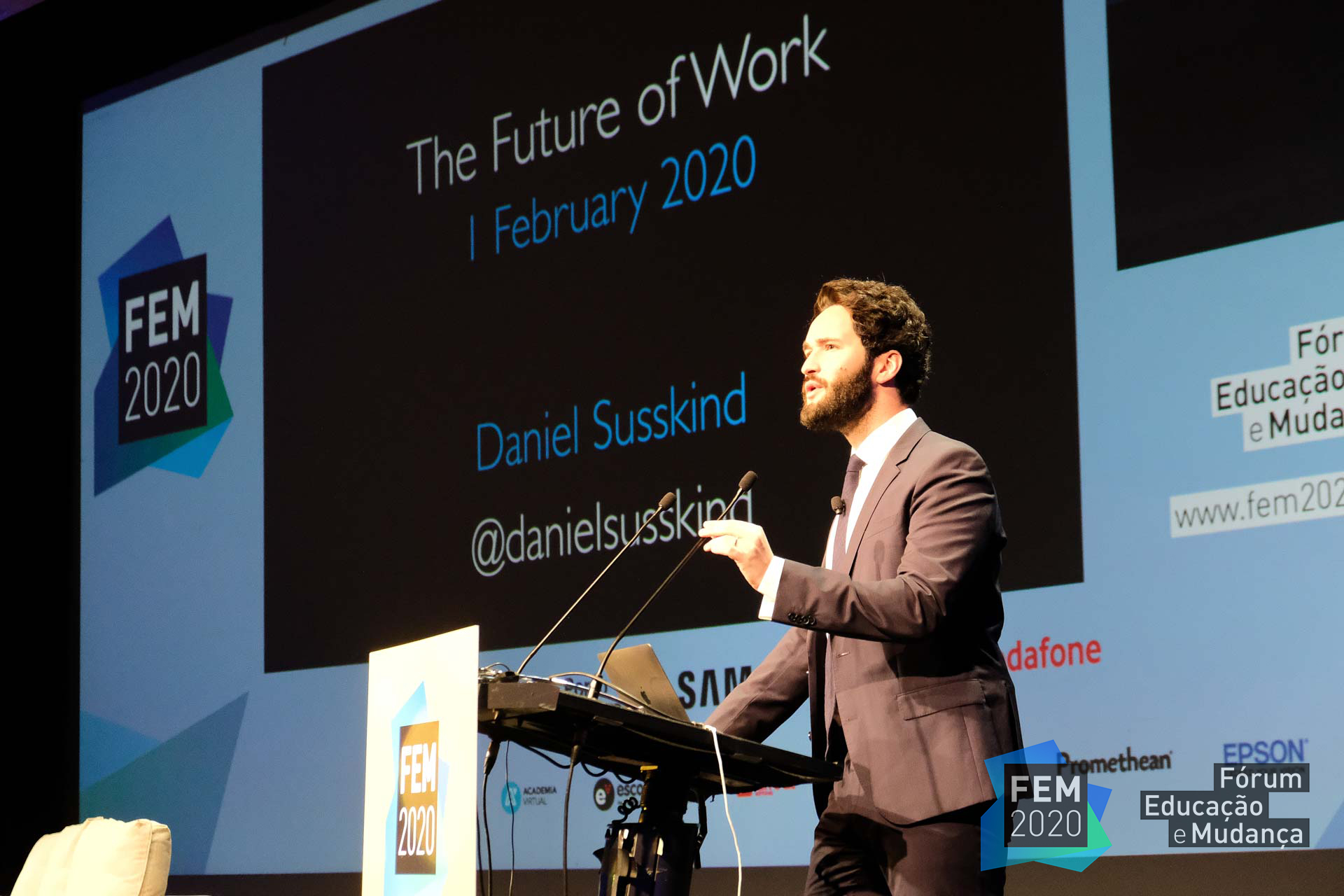Daniel Susskind e Q&A com sponsors